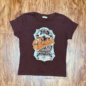 VTG Y2K neu look (New Look 🇬🇧) Rodeo Tee Shirt